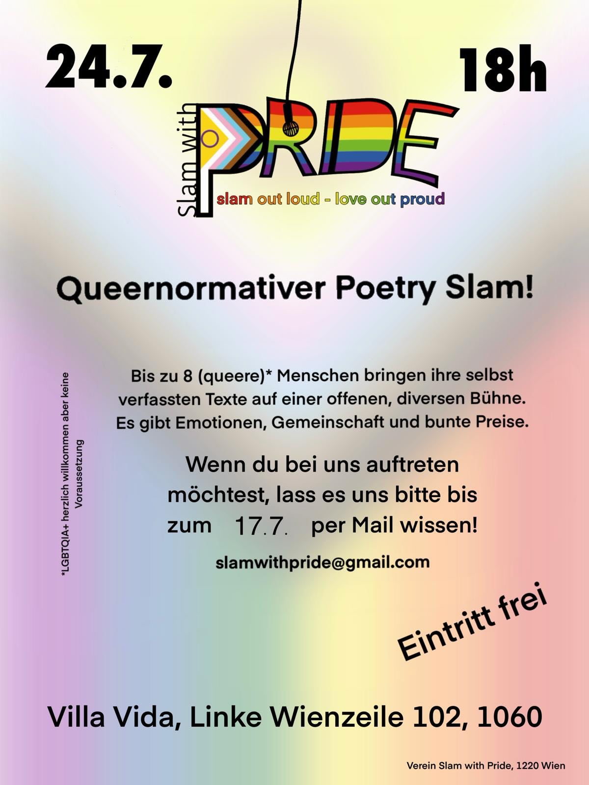 Queernormativer Poetry Slam