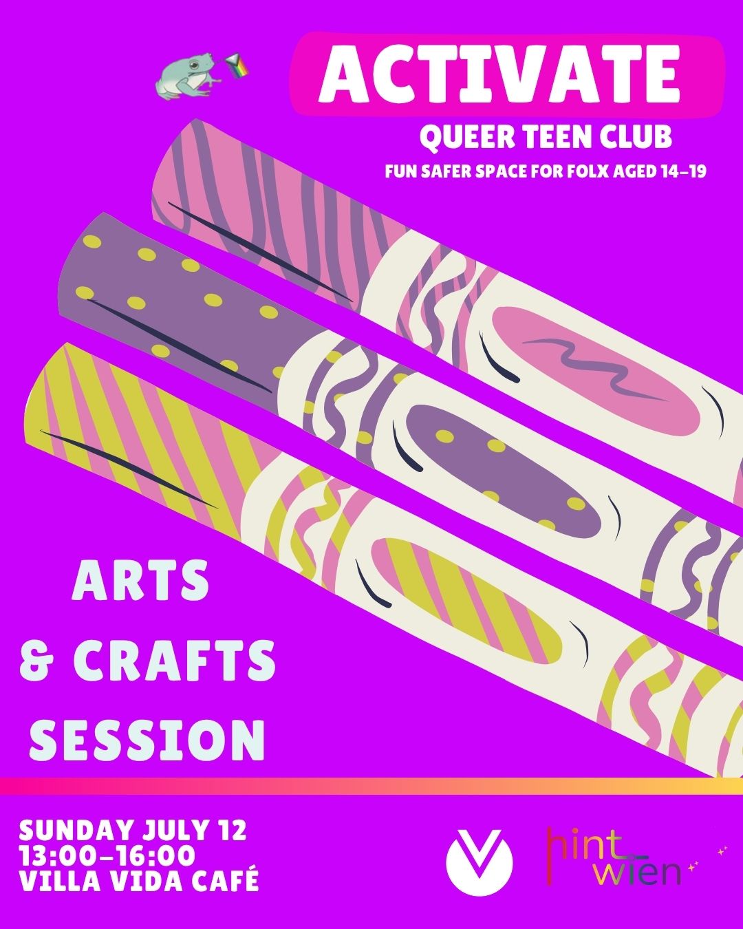 ACTIVATE: Queer Teen Club – Arts and Crafts Session