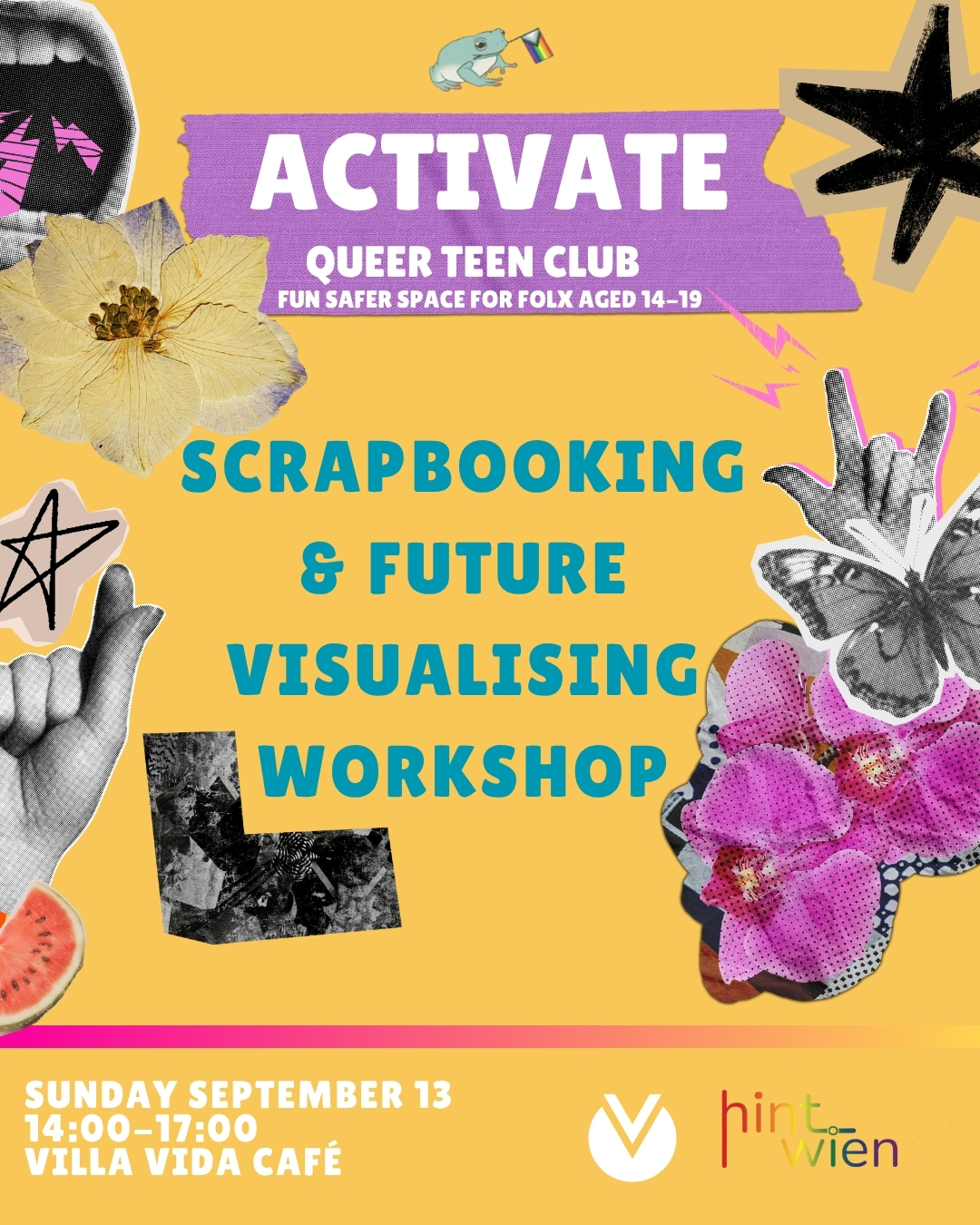 🐸🏳️‍🌈 ACTIVATE: SCRAPBOOKING & FUTURE VISUALISING ✂️✨