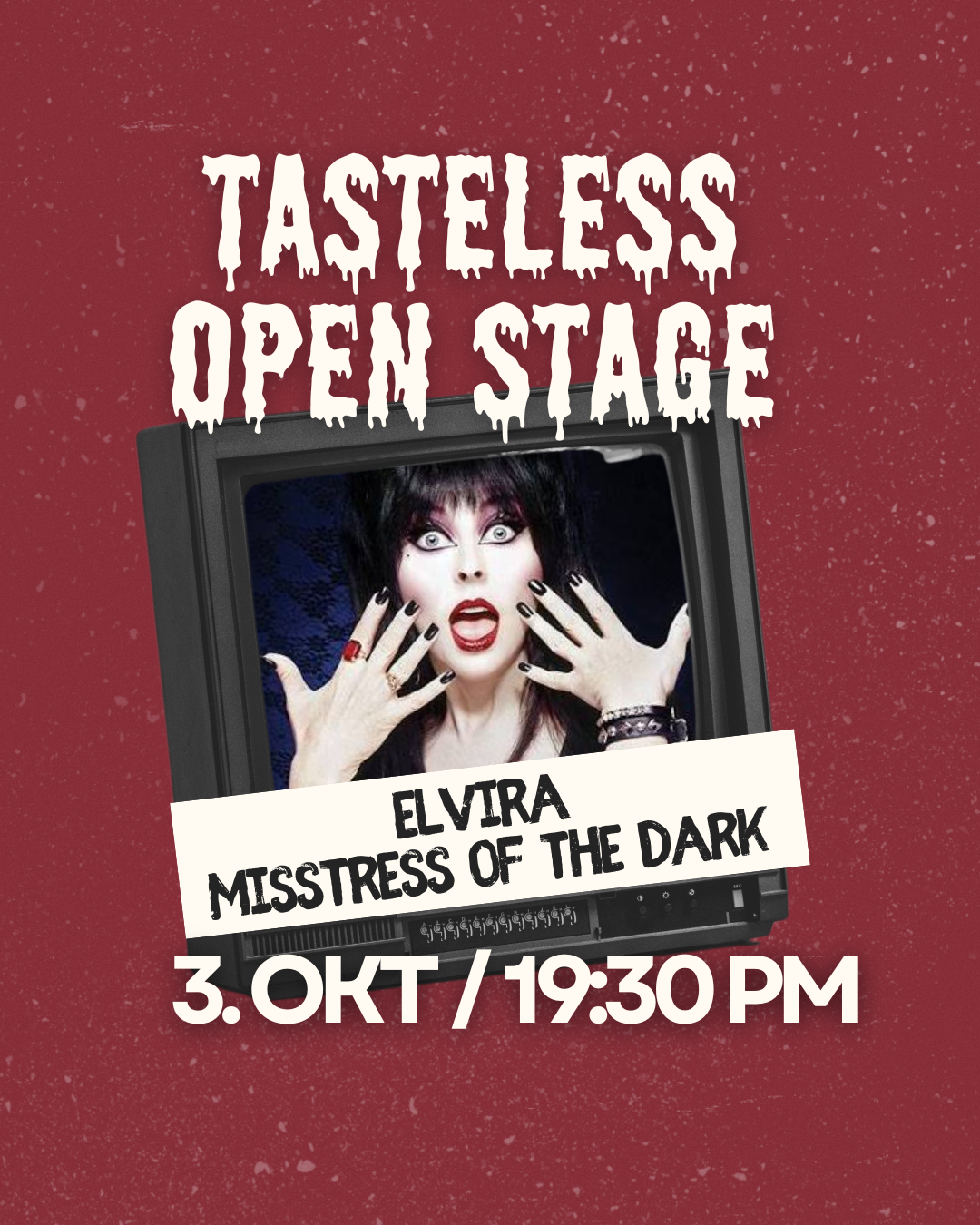 Tasteless Halloween Elvira Misstress of the Dark