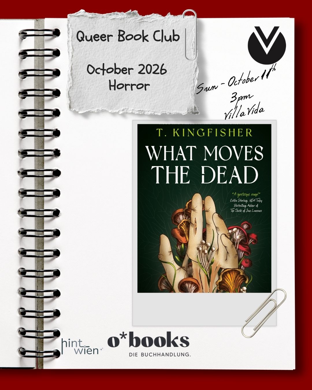 📚🍄 Queer Book Club: Horror Edition